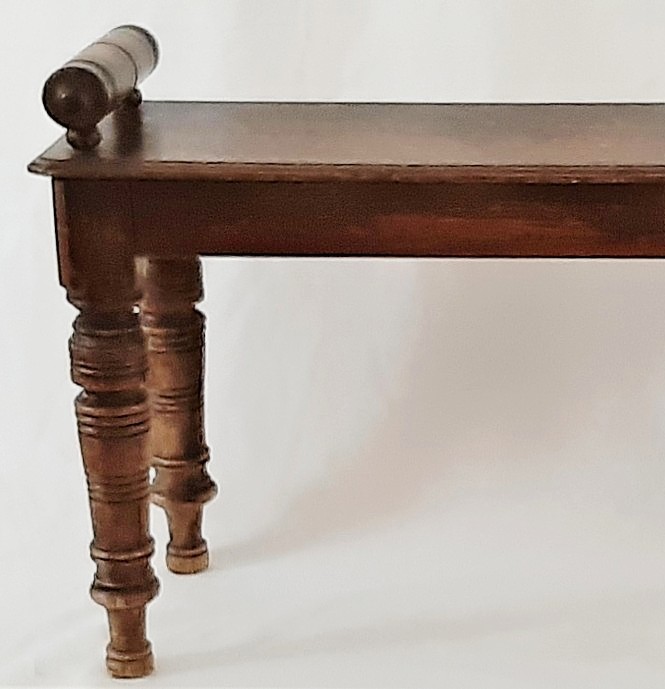 Eikenhouten bedbankje uit de 19e eeuw - Afbeelding 3