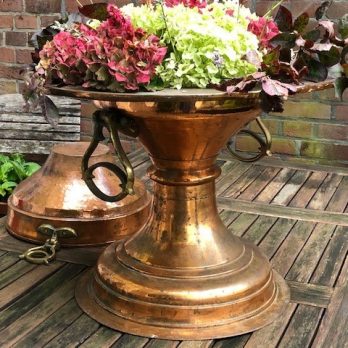 Spaanse roodkoperen brasero  (circa 1850)