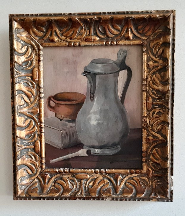 Stilleven met tinnen kan - Afbeelding 3