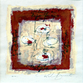 Zeefdruk Gedekte tafel, Richard Smeets