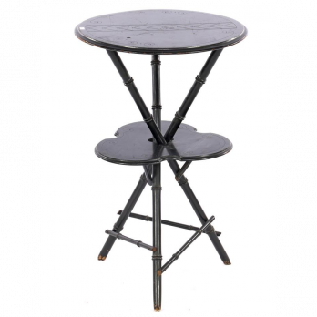 Jugendstil faux bamboo etagère tafeltje