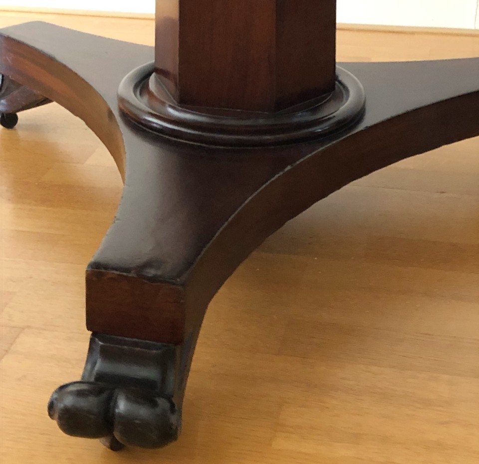 Mahoniehouten eettafel, 19e eeuw, Engeland - Afbeelding 2